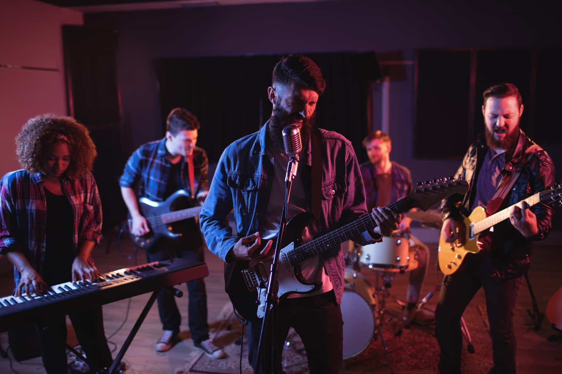 Groupe de musique en live pour une soirée