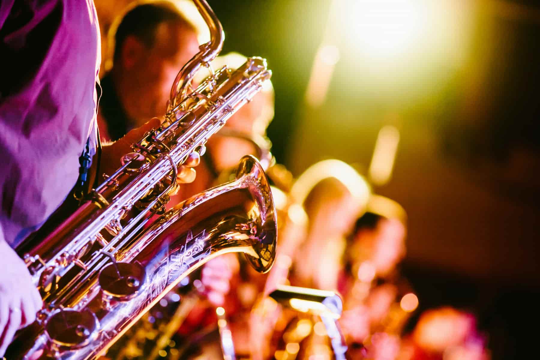 Concert de jazz avec un groupe