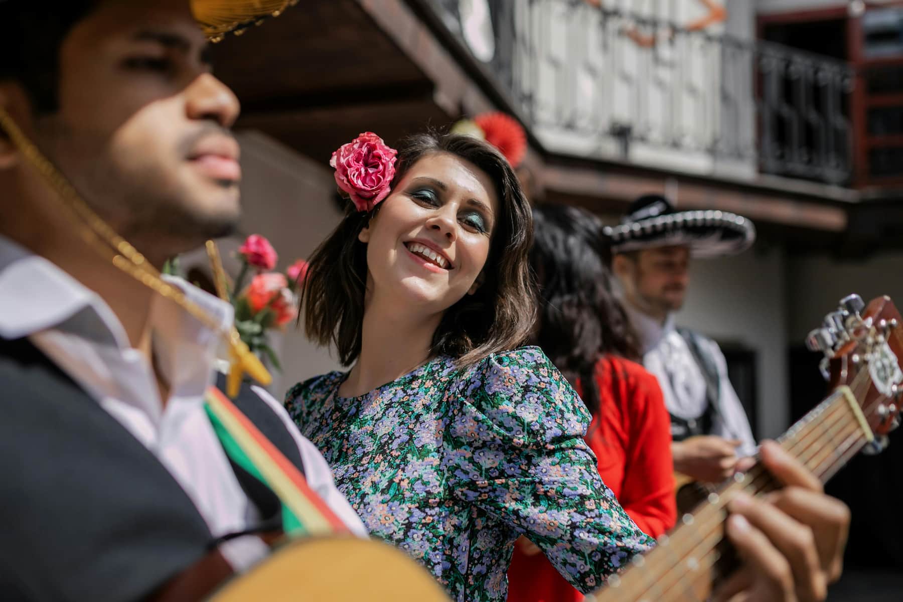 groupe mexicain traditionnel avec chanteuse