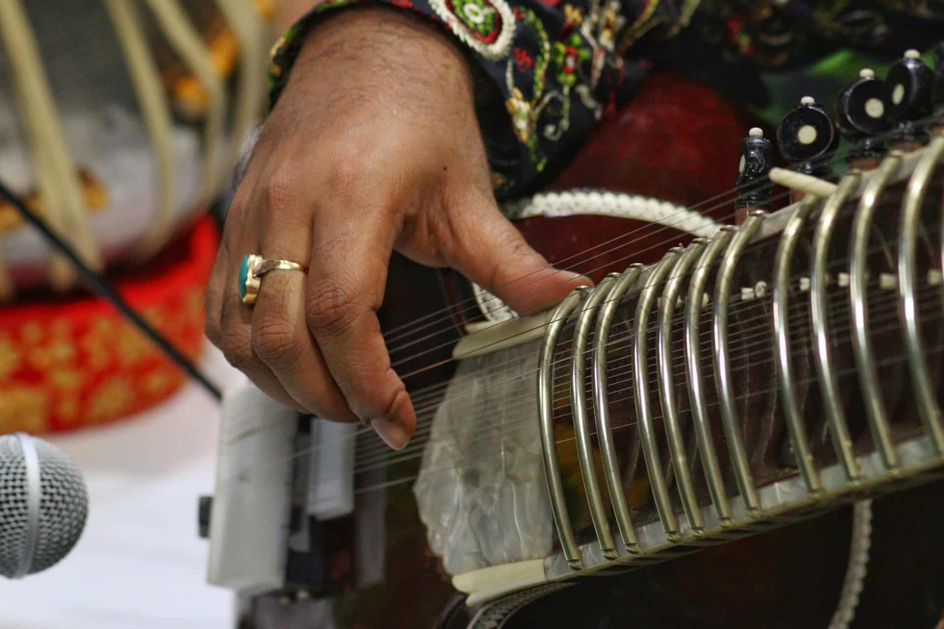 Joueur de musique orientale