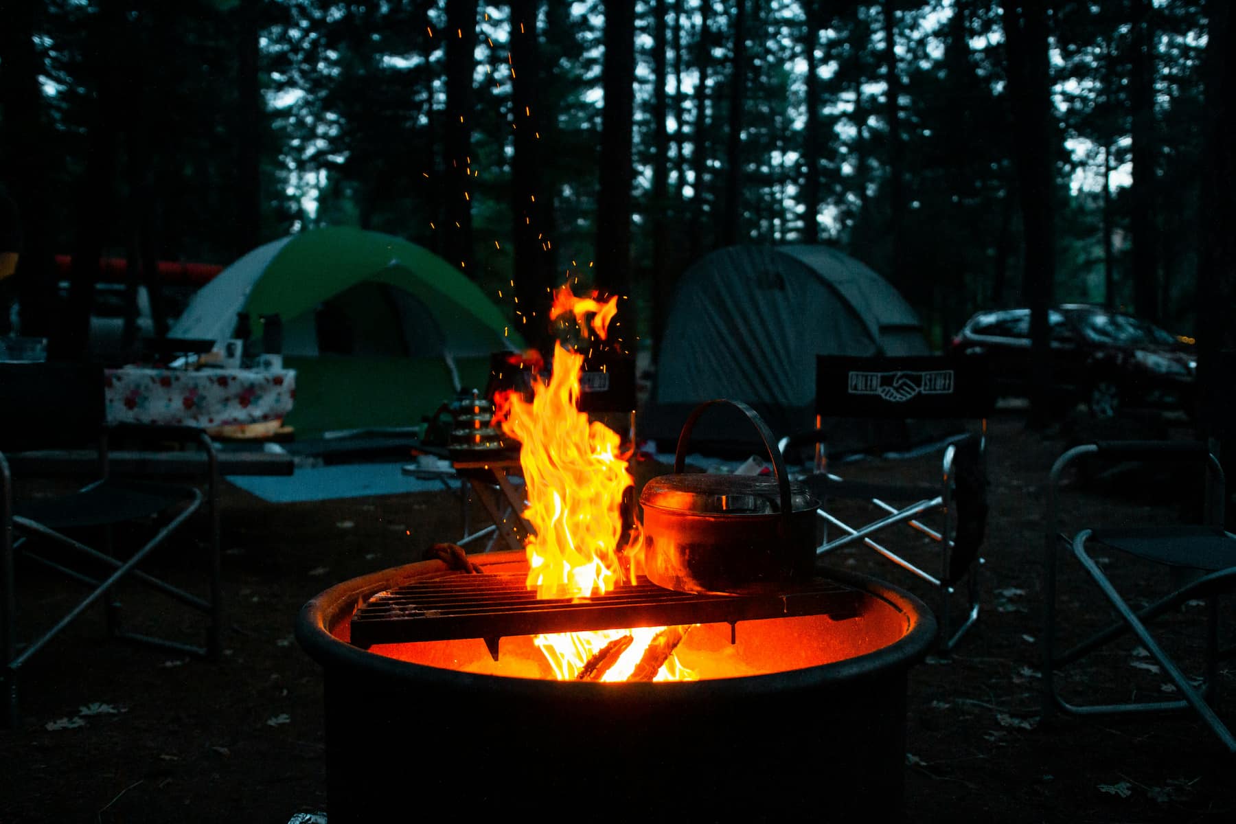 Photo feu de camp