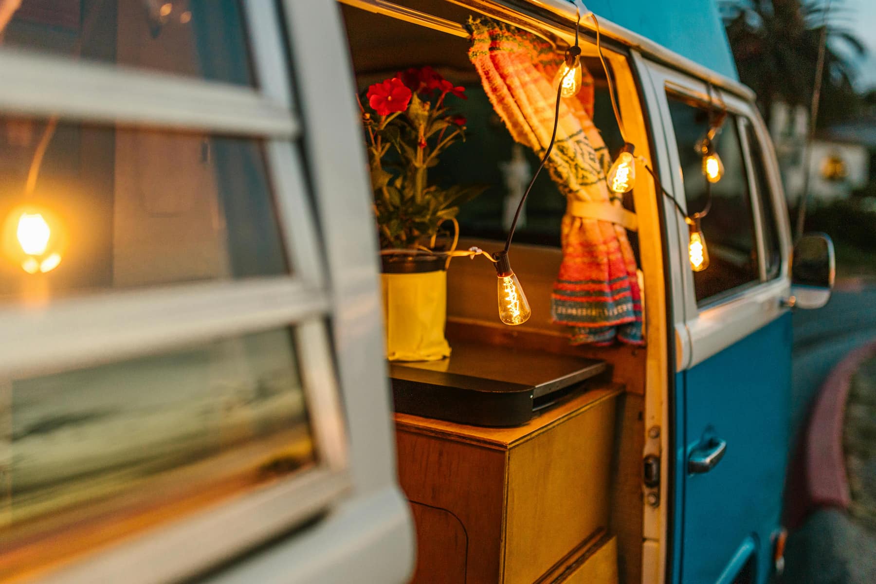 Photo intérieur van pour camping