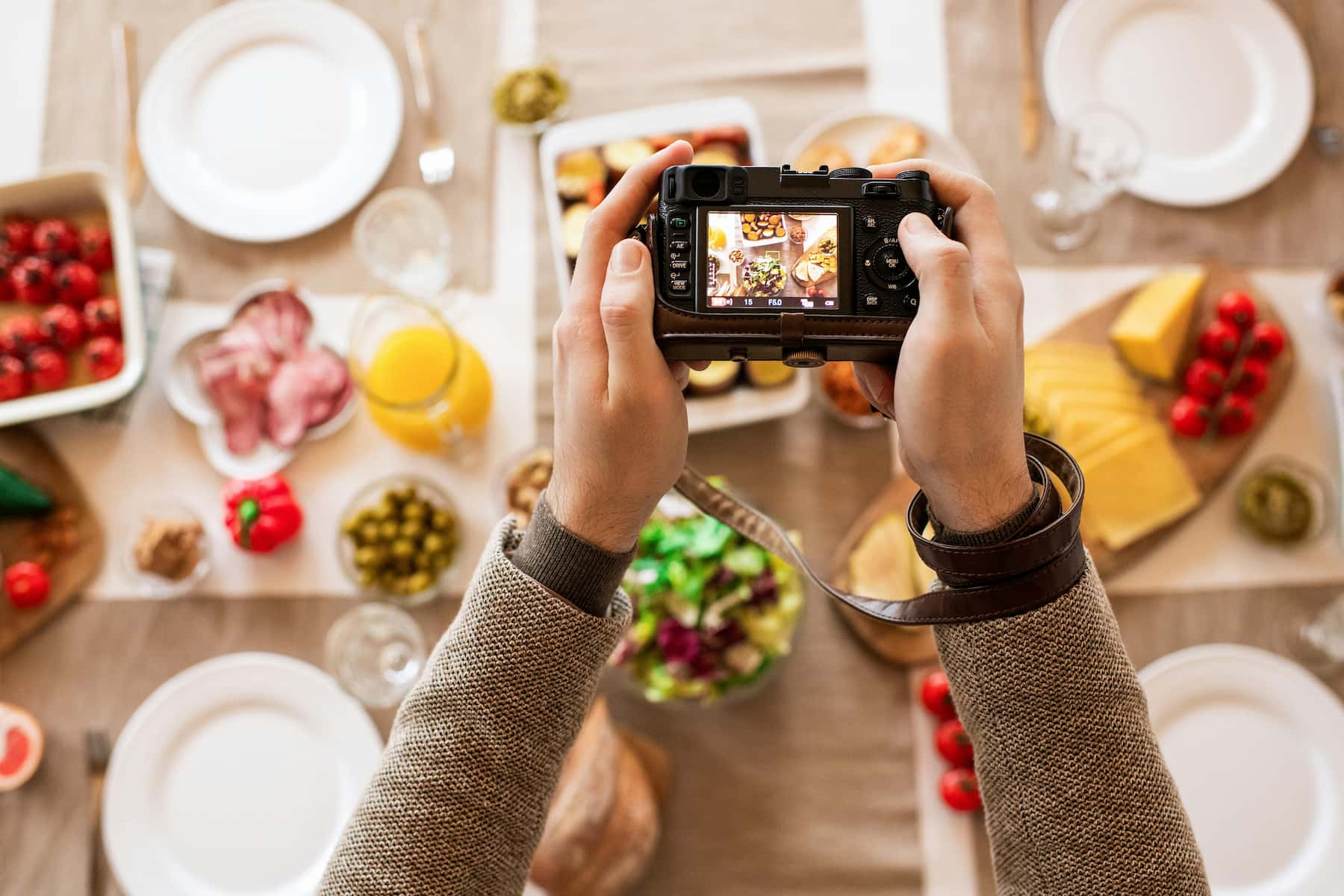 Photographe professionnel culinaire