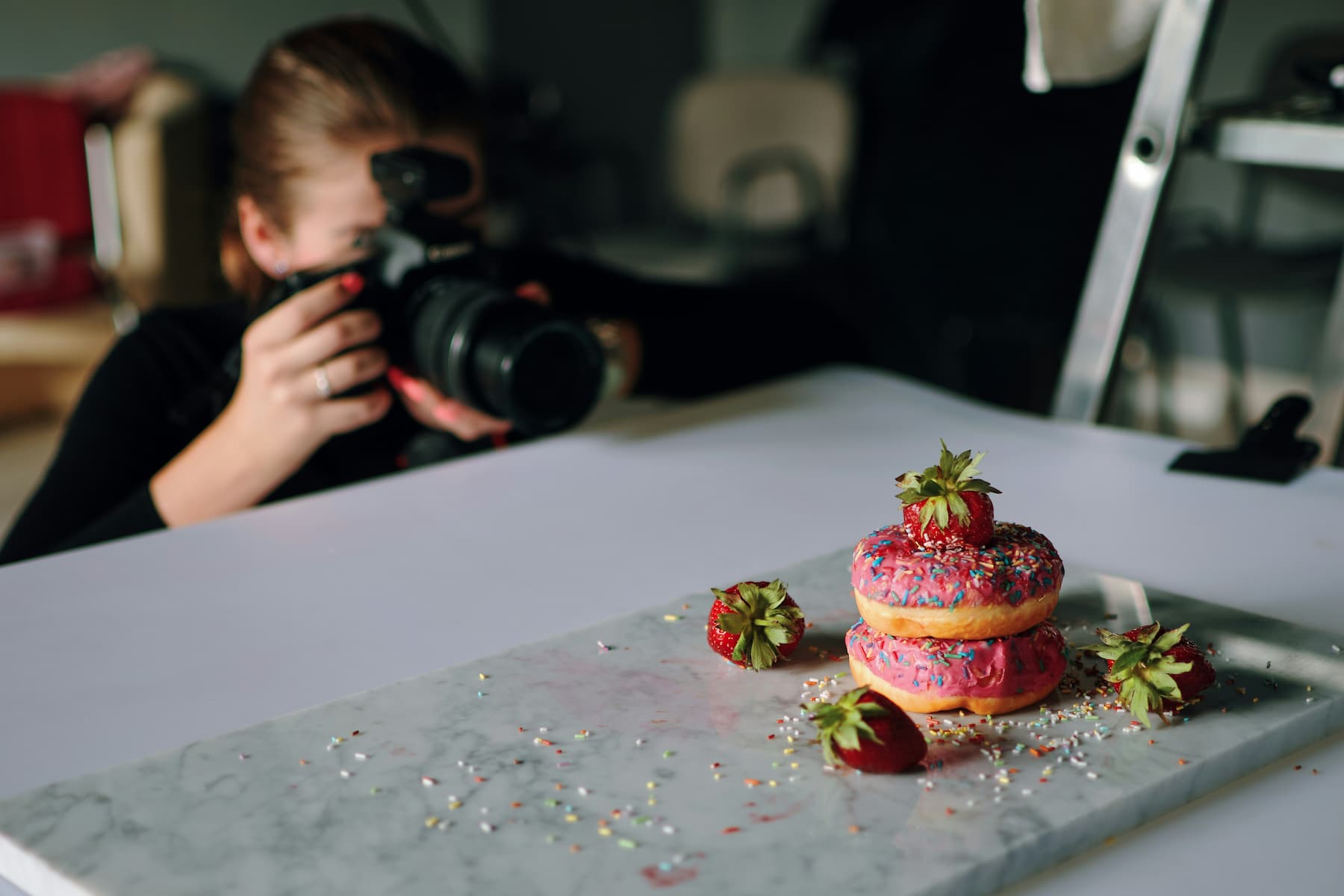 Shooting photo donuts