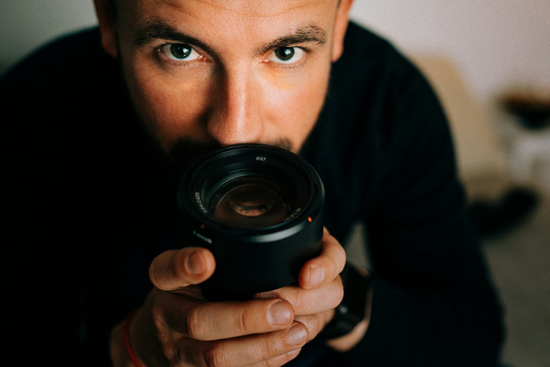 Homme photographe