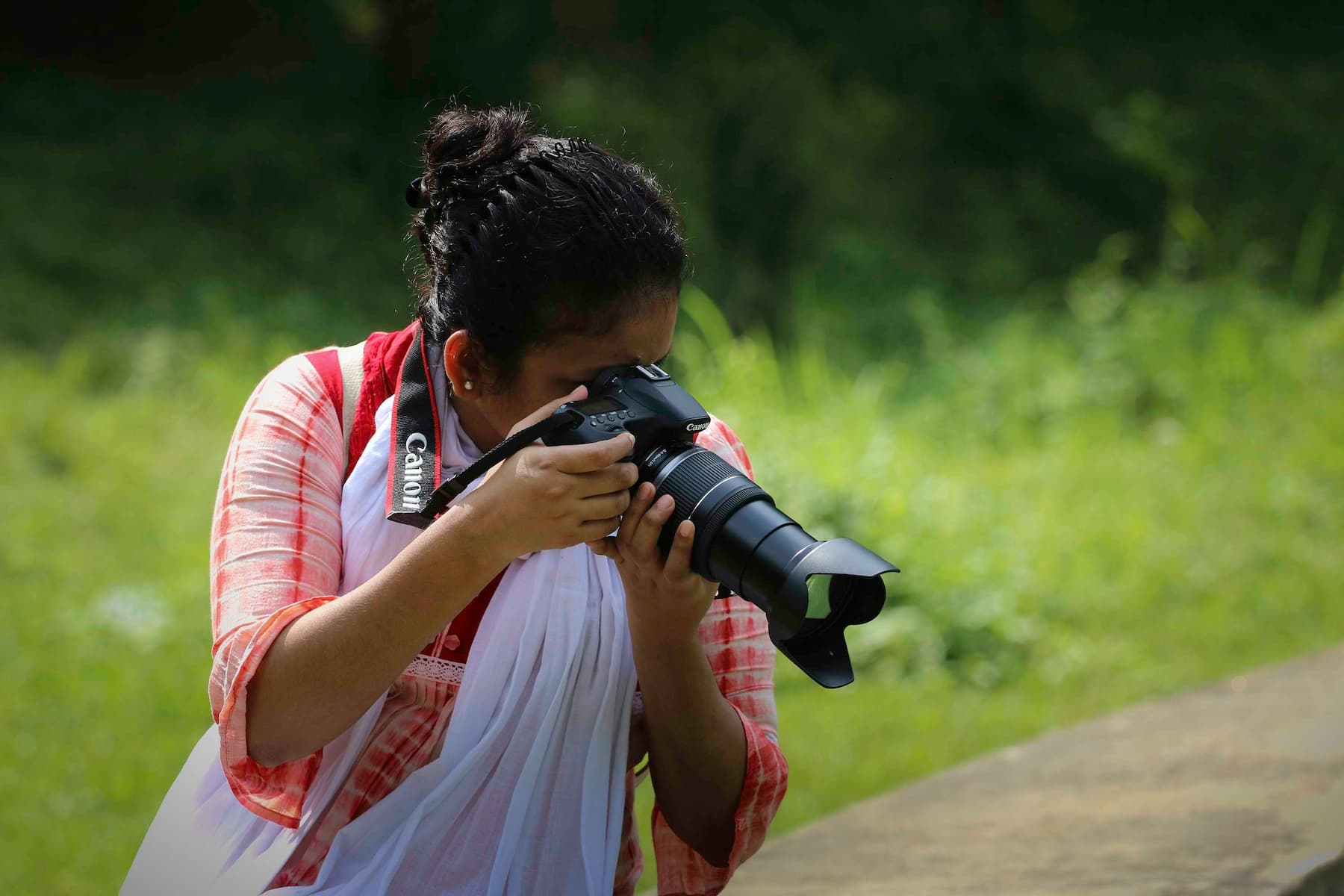 Photographe en action