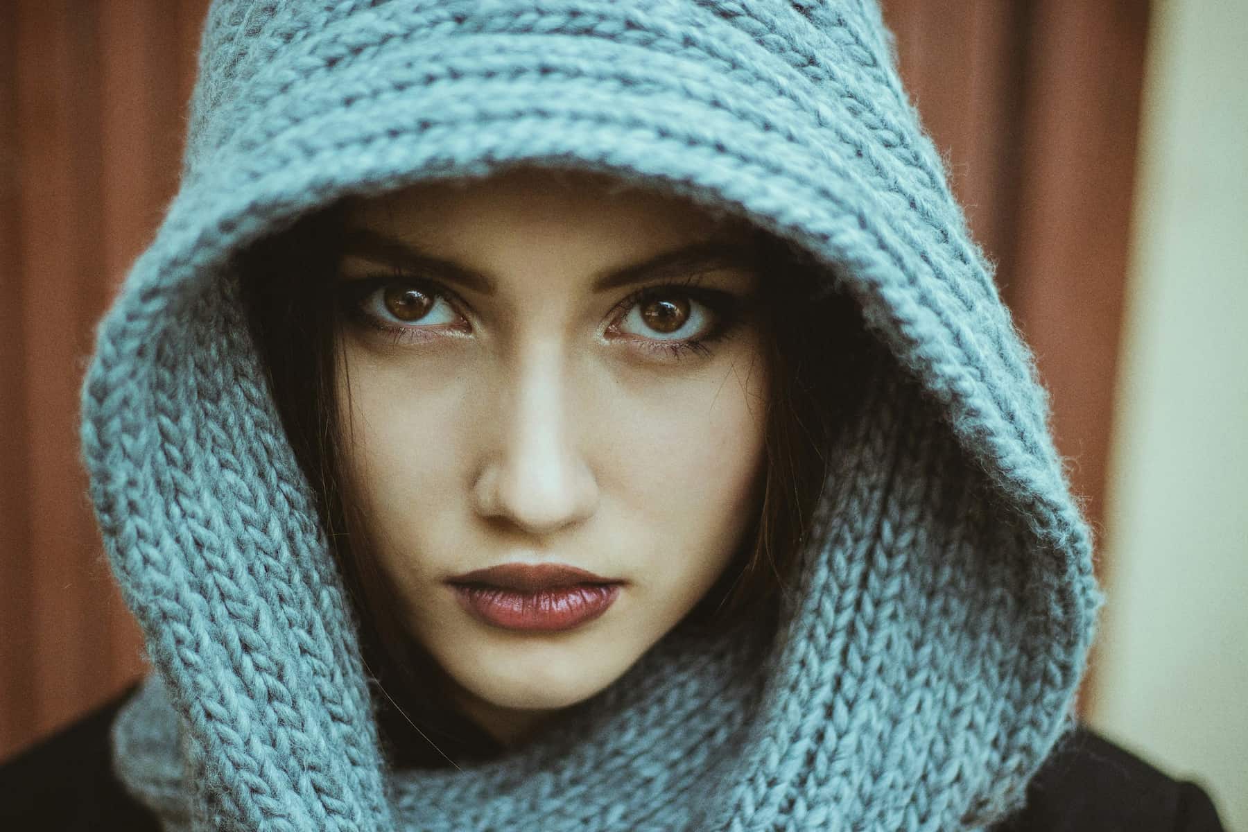 Portrait femme maquillé