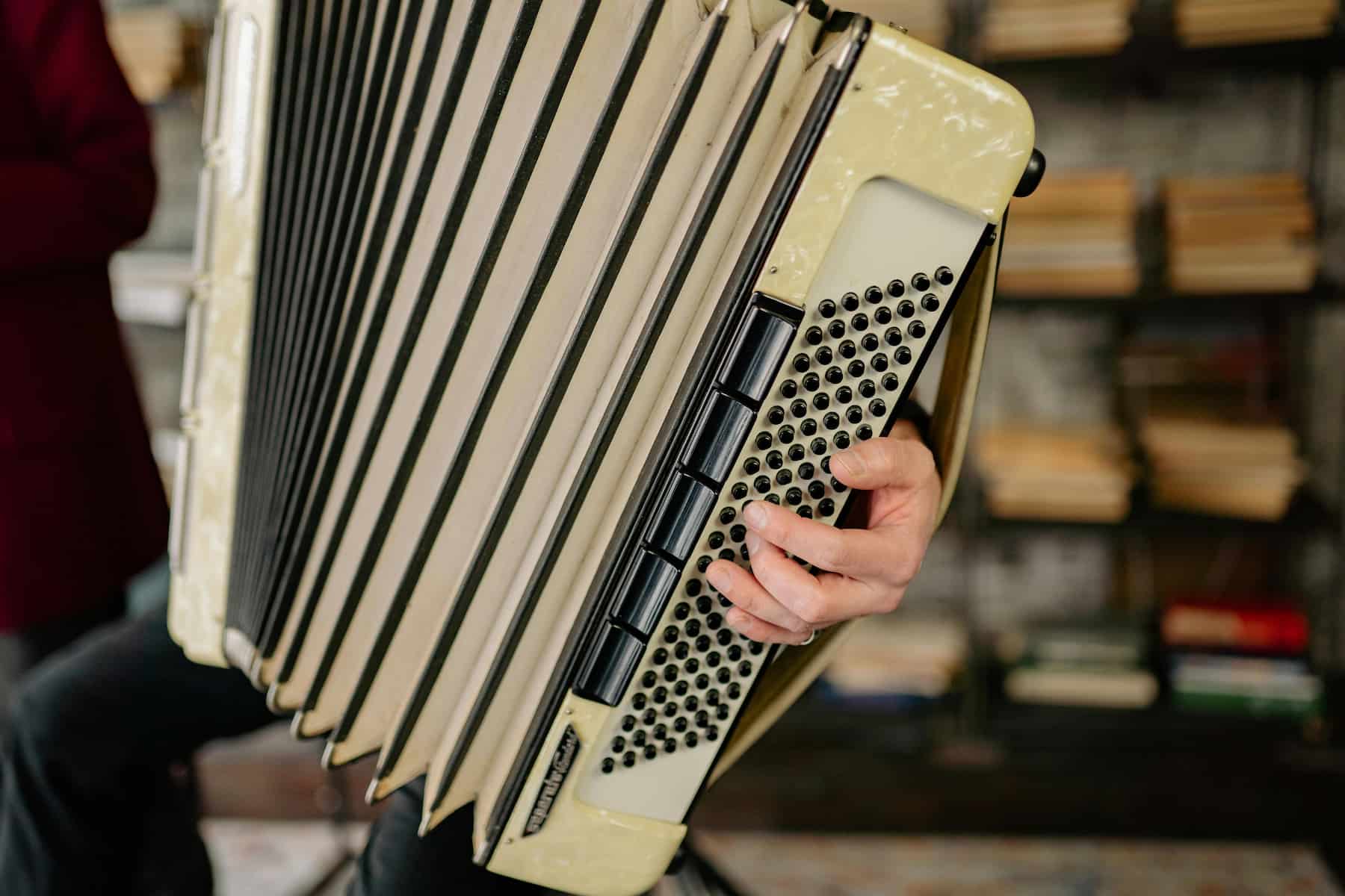 Zoom sur un accordéon