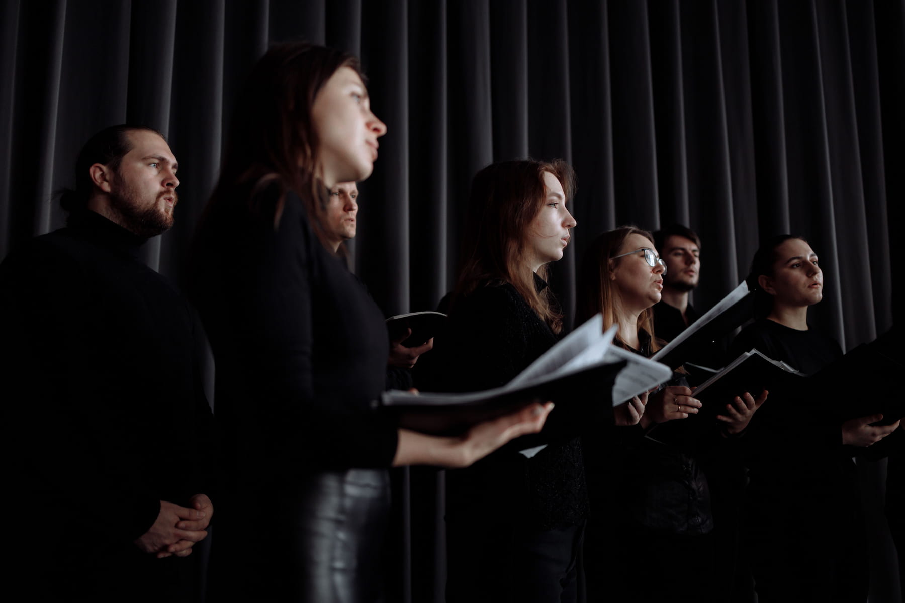 Groupe de musique gospel en live