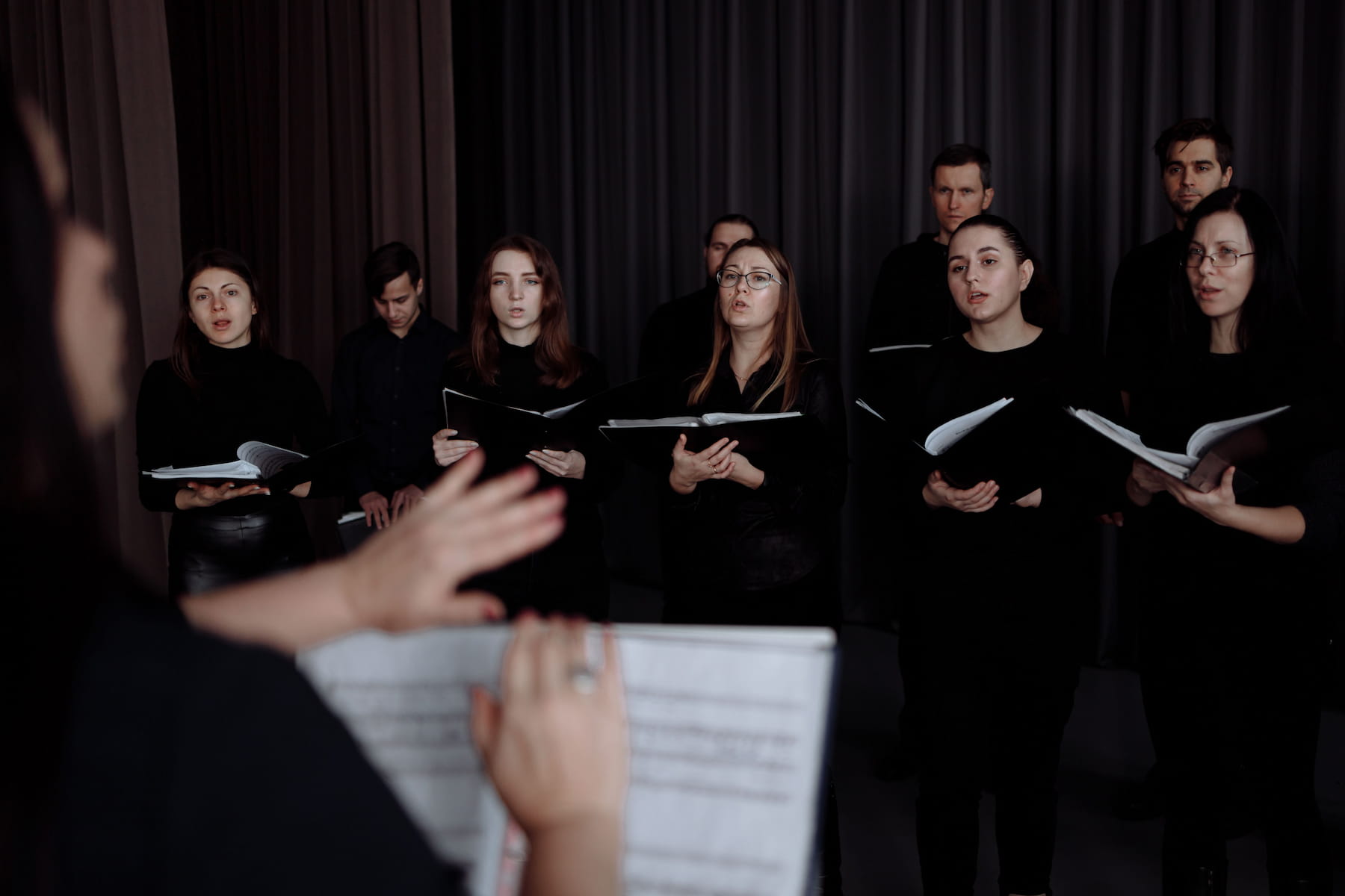 Prestation groupe de musique gospel