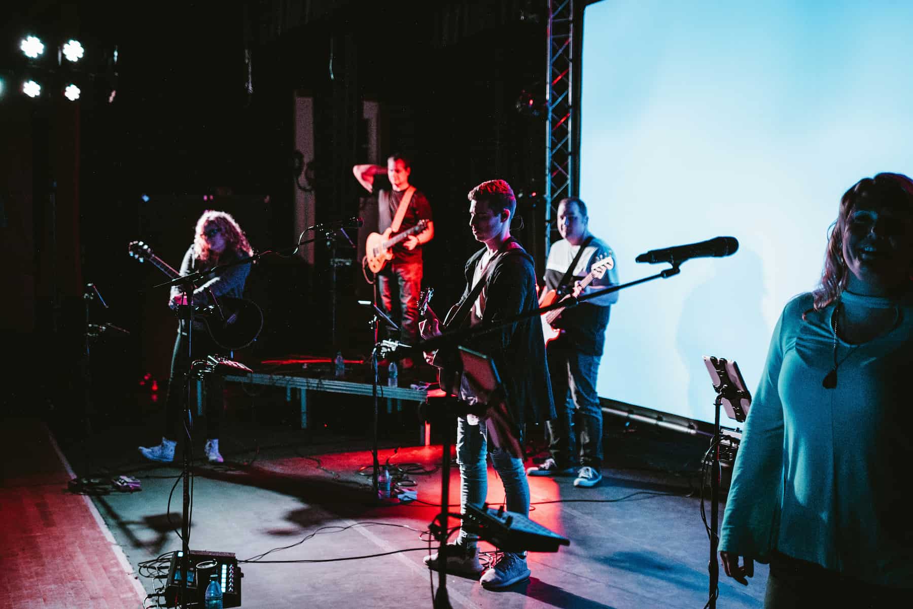 Groupe de musique irlandaise en action