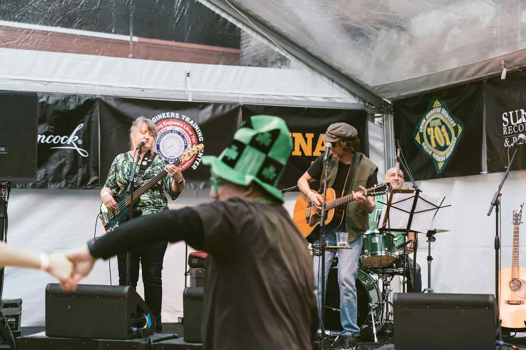 Prestation groupe irlandais