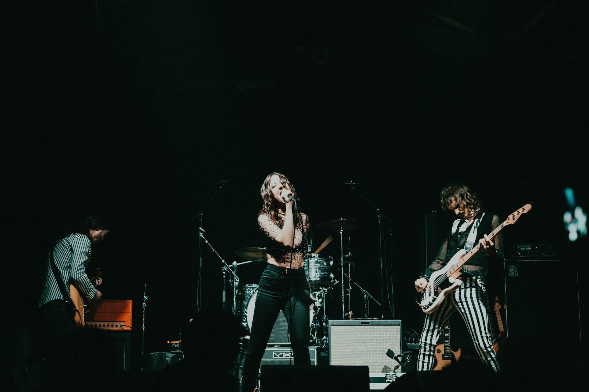 Groupe de musique rock en live