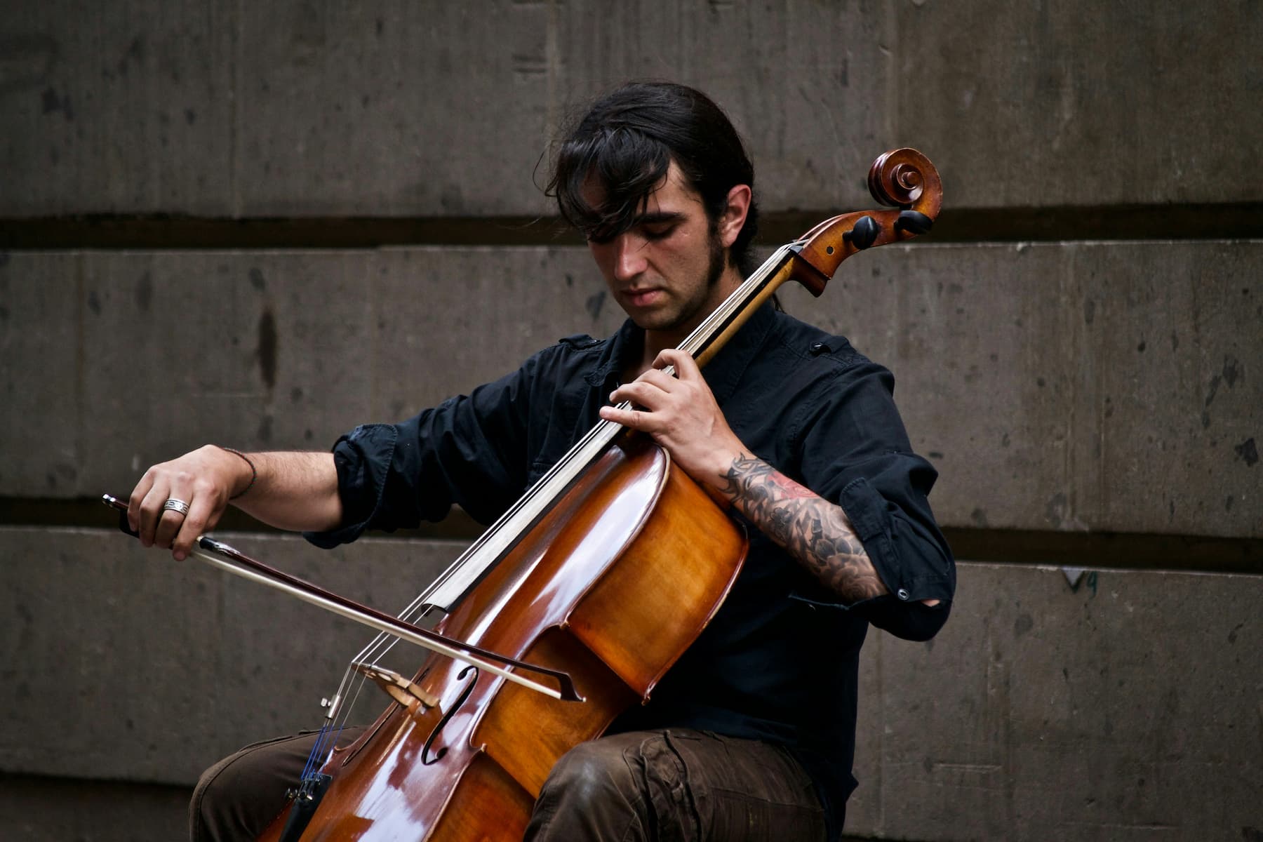Violoncelliste professionnel