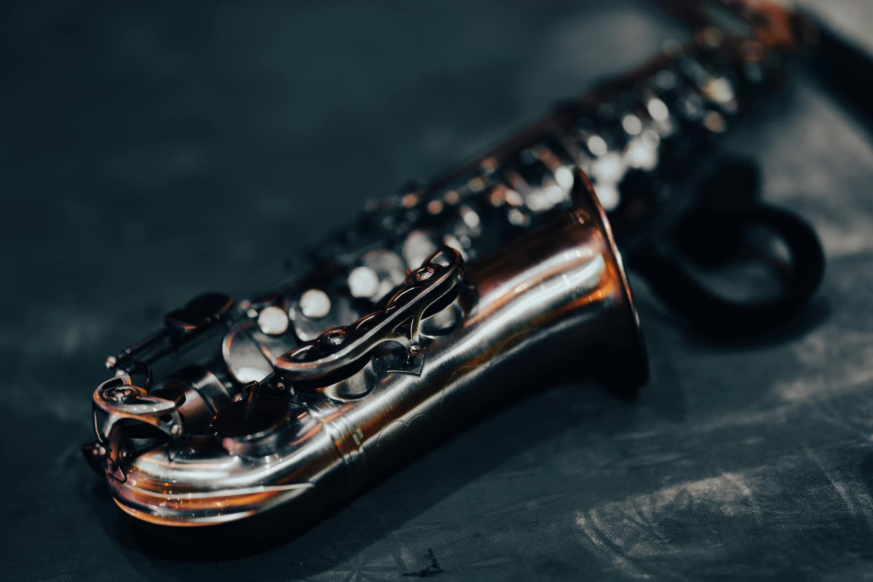 Photo d'un saxophone