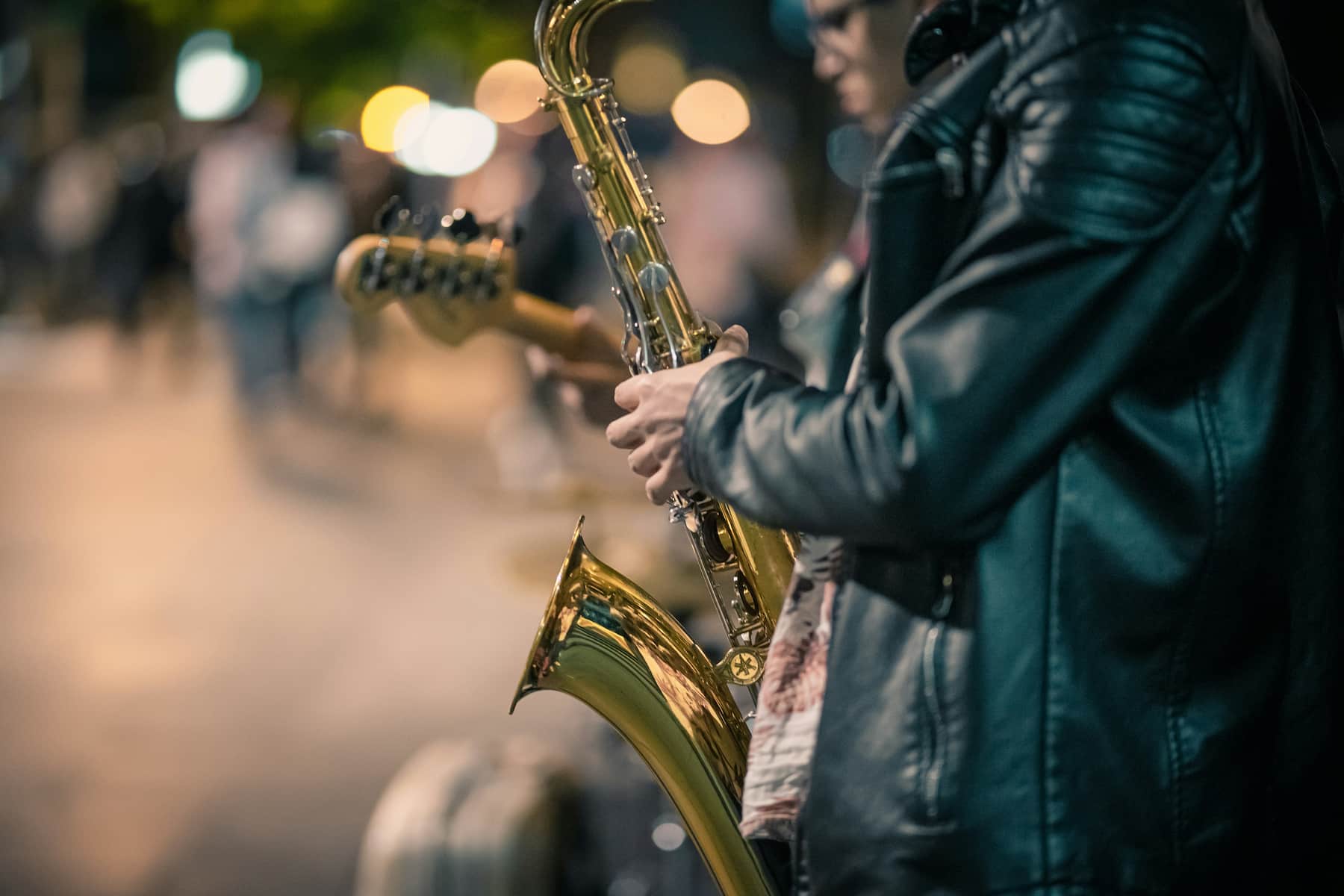 Saxophoniste dans la rue