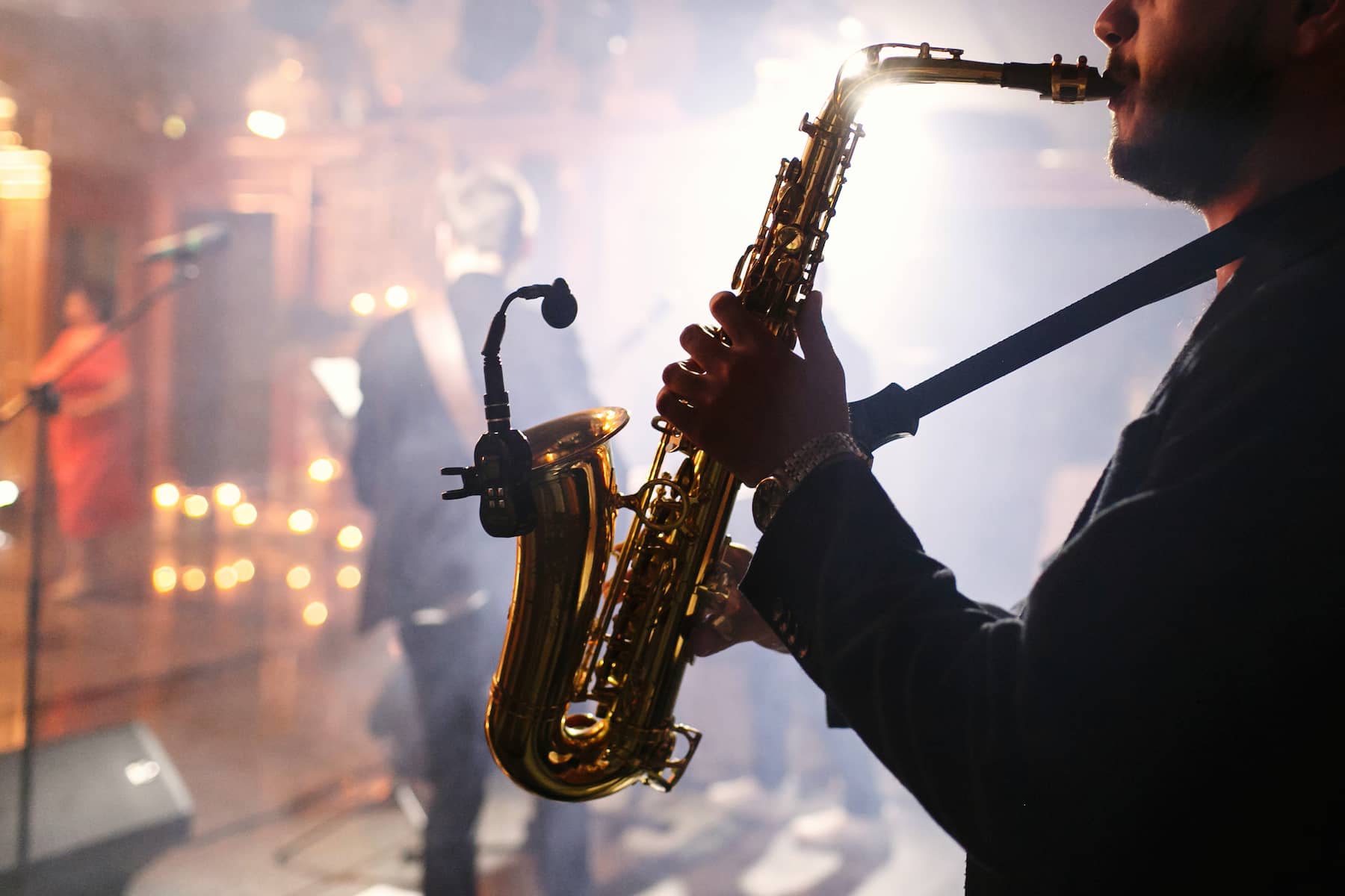 Show d'un saxophoniste