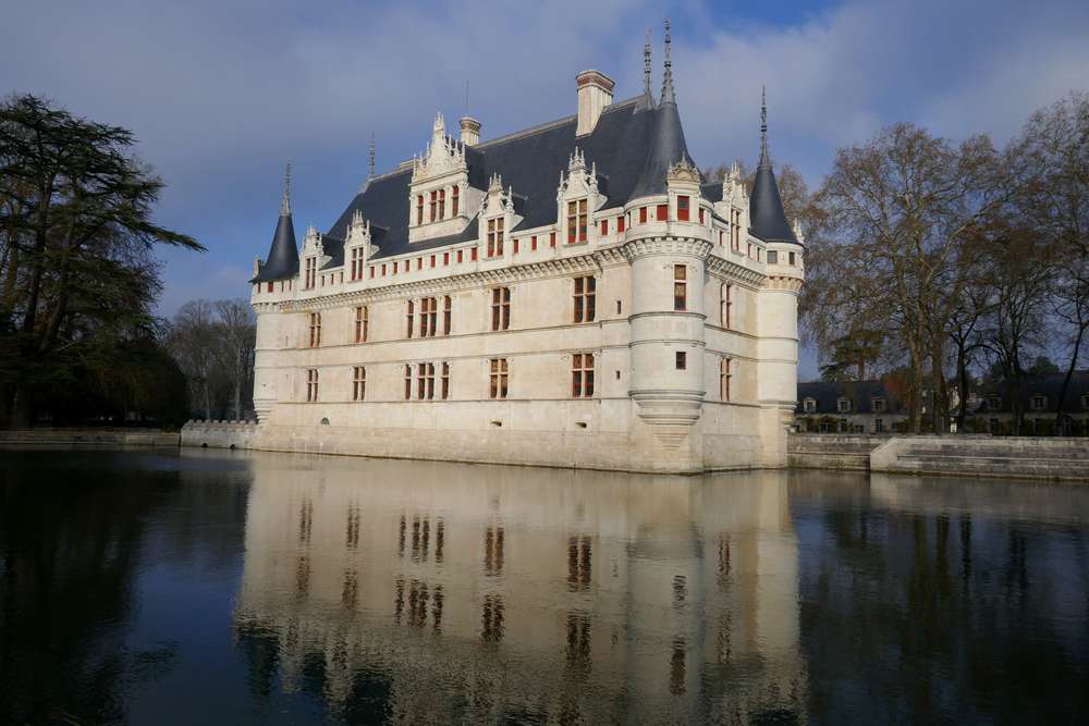 Photo d'un chateau dans les Pays-de-la-Loire.